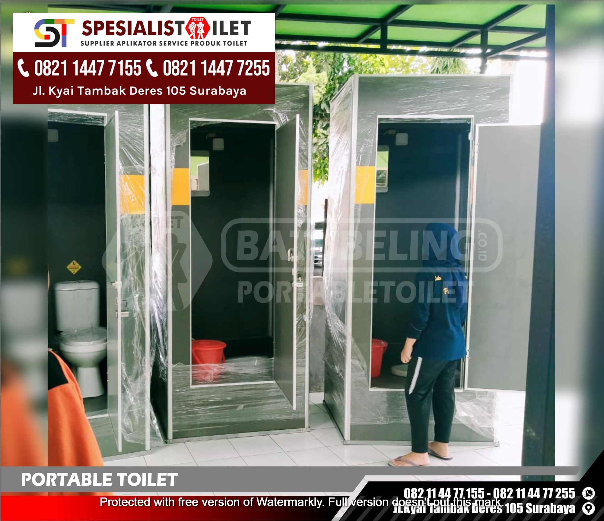 PORTABLE TOILET PROYEK BALAI DESA BUMIAJI MALANG