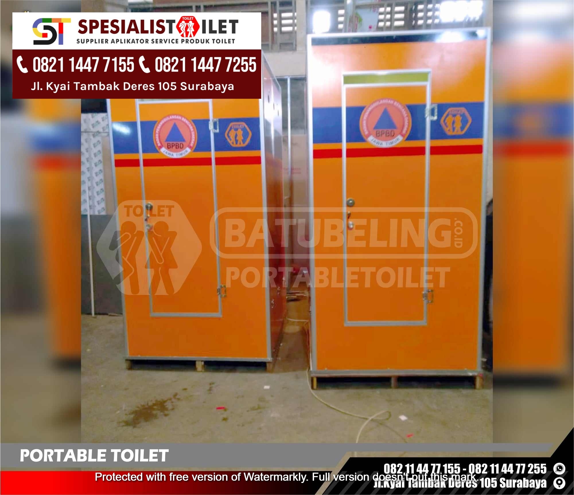 PORTABLE TOILET PROYEK BPNB JATIM