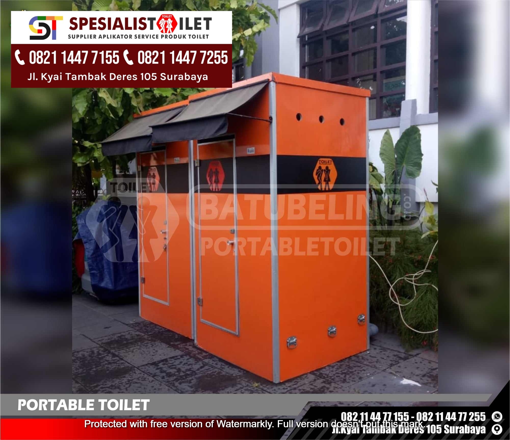 PORTABLE TOILET PROYEK DINAS CIPTA KARYA SURABAYA 02