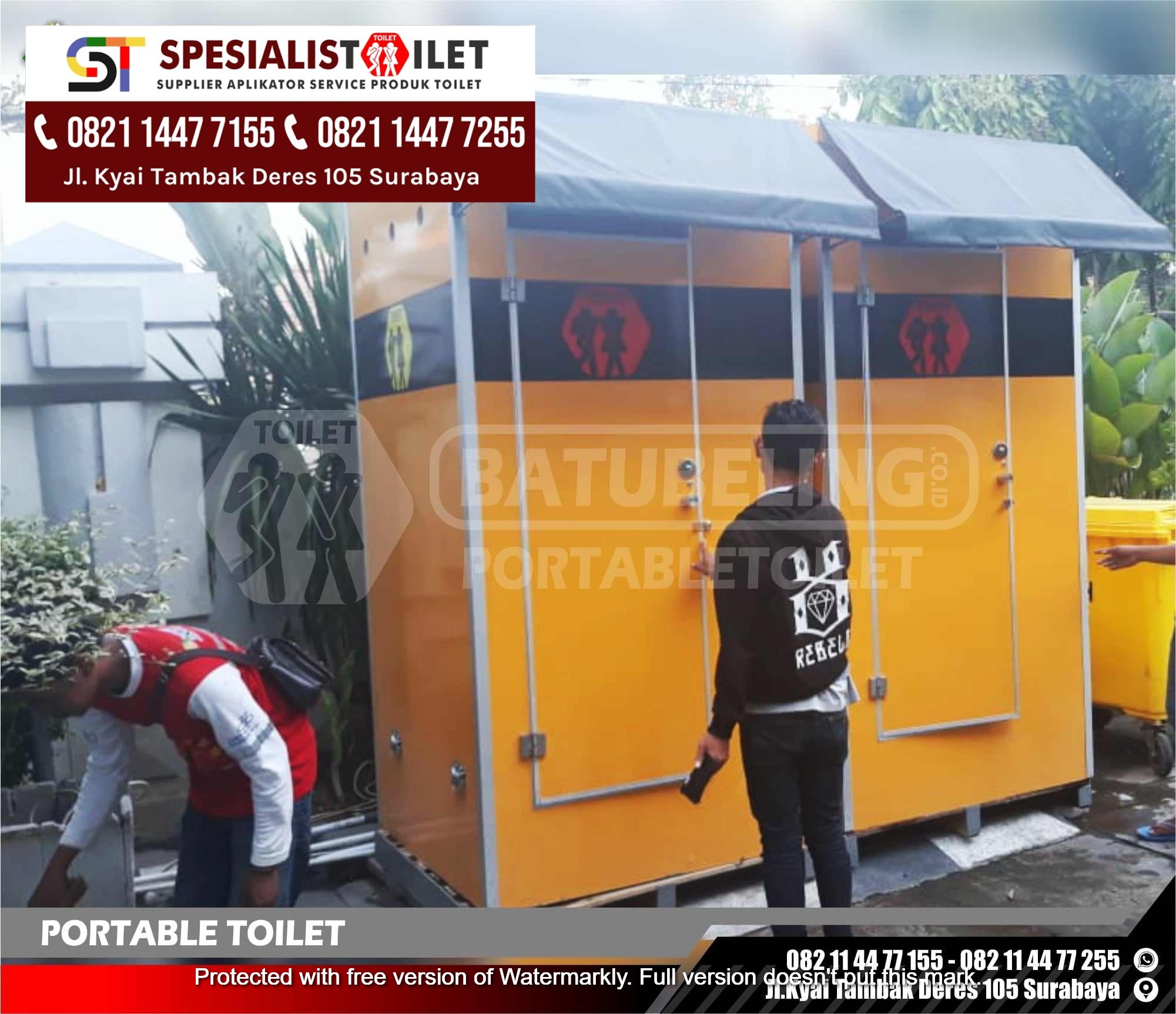 PORTABLE TOILET PROYEK DINAS CIPTA KARYA SURABAYA 03