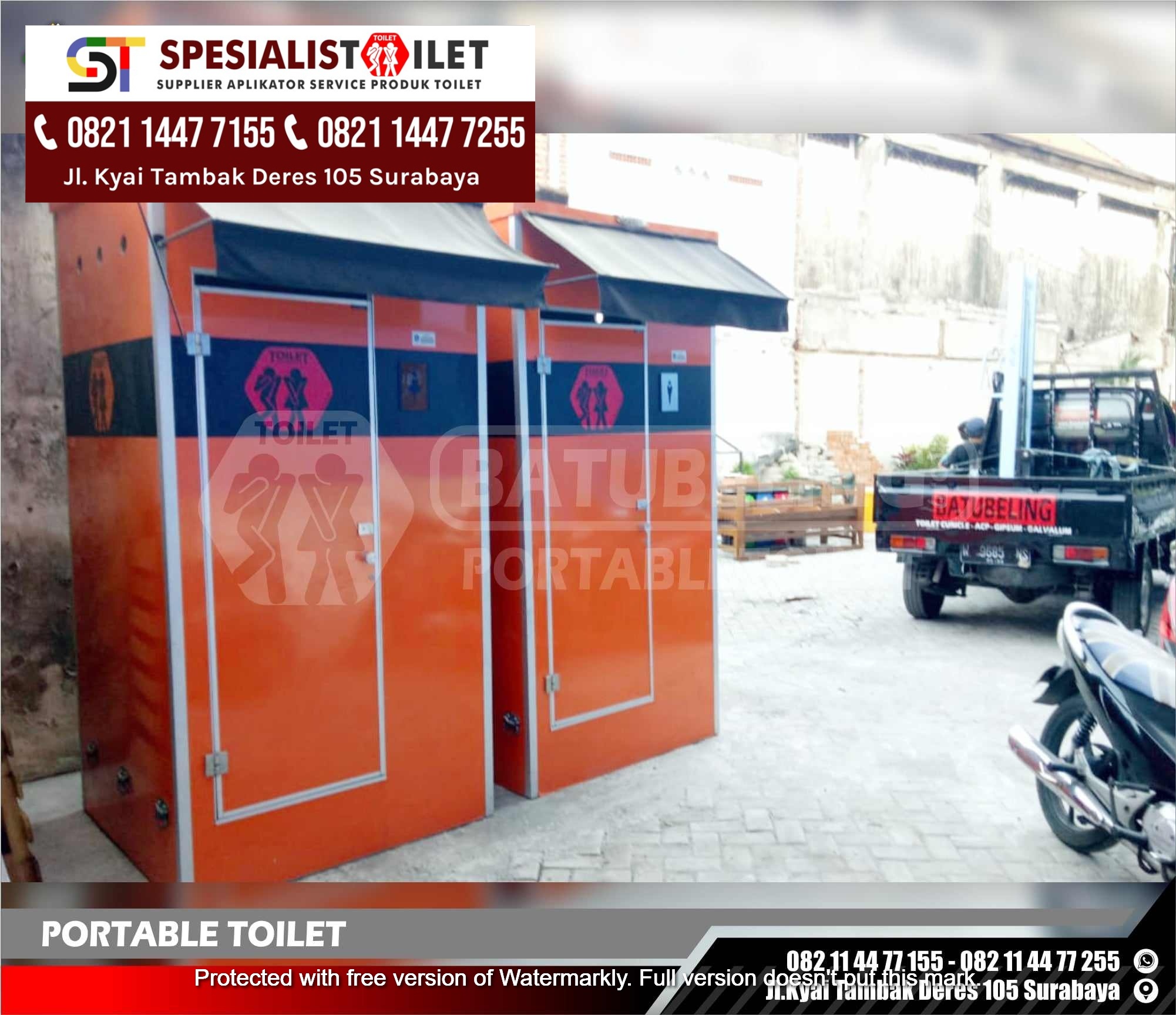 PORTABLE TOILET PROYEK DINAS CIPTA KARYA SURABAYA
