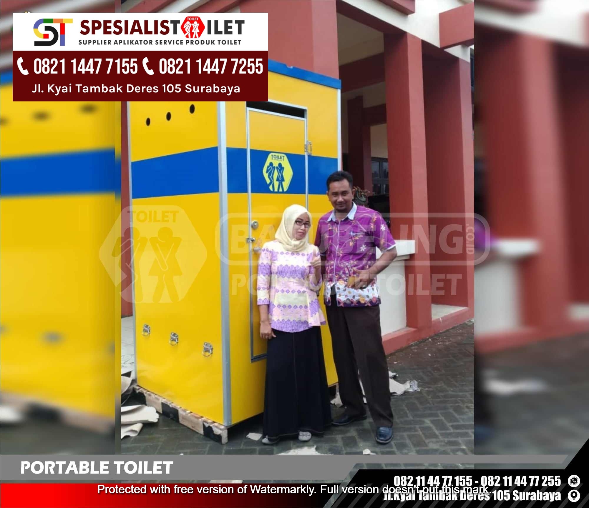 PORTABLE TOILET PROYEK DINAS KESEHATAN SUMENEP