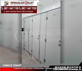 TOILET CUBICLE PVC PROYEK UNIV. PALANGKARAYA