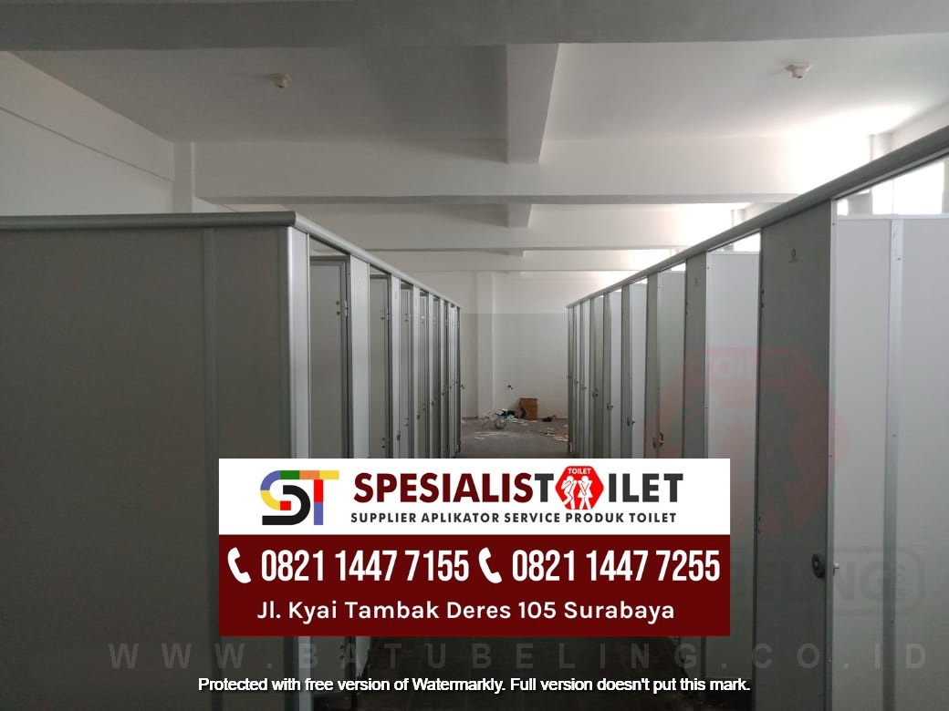 cubicle toilet batu beling 16
