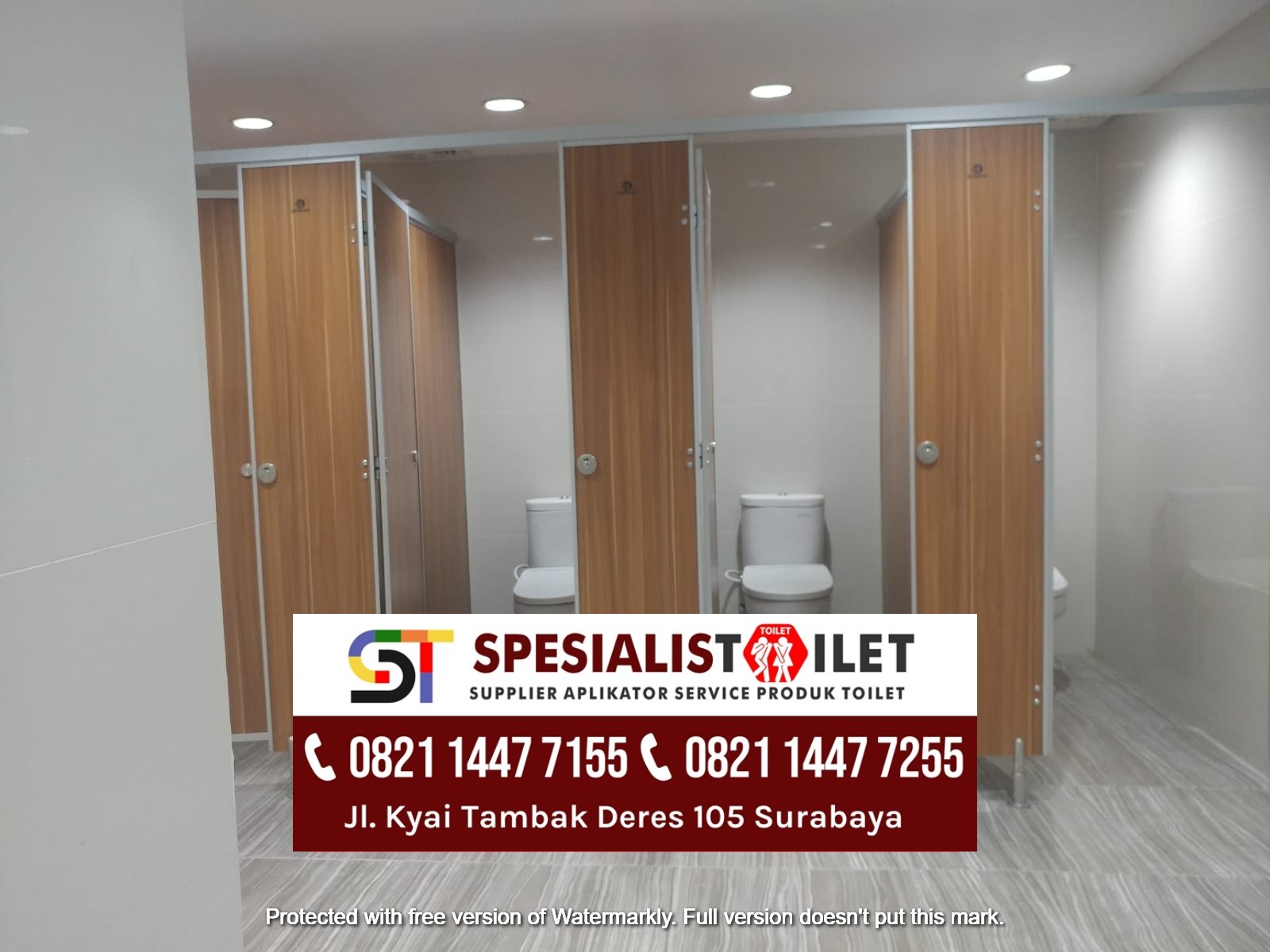 cubicle toilet batu beling 22