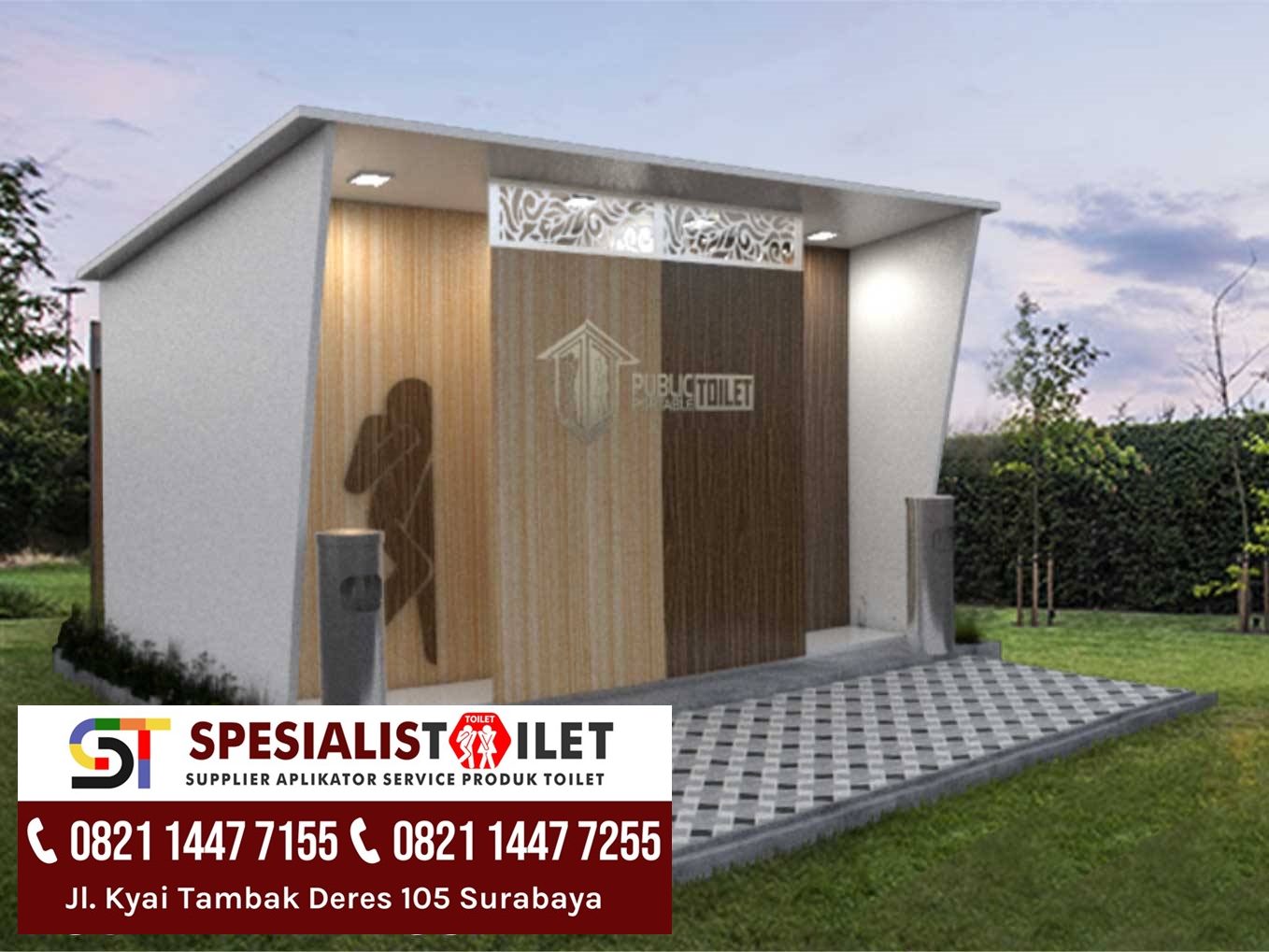 kontraktor toilet public desain couple sidedoor