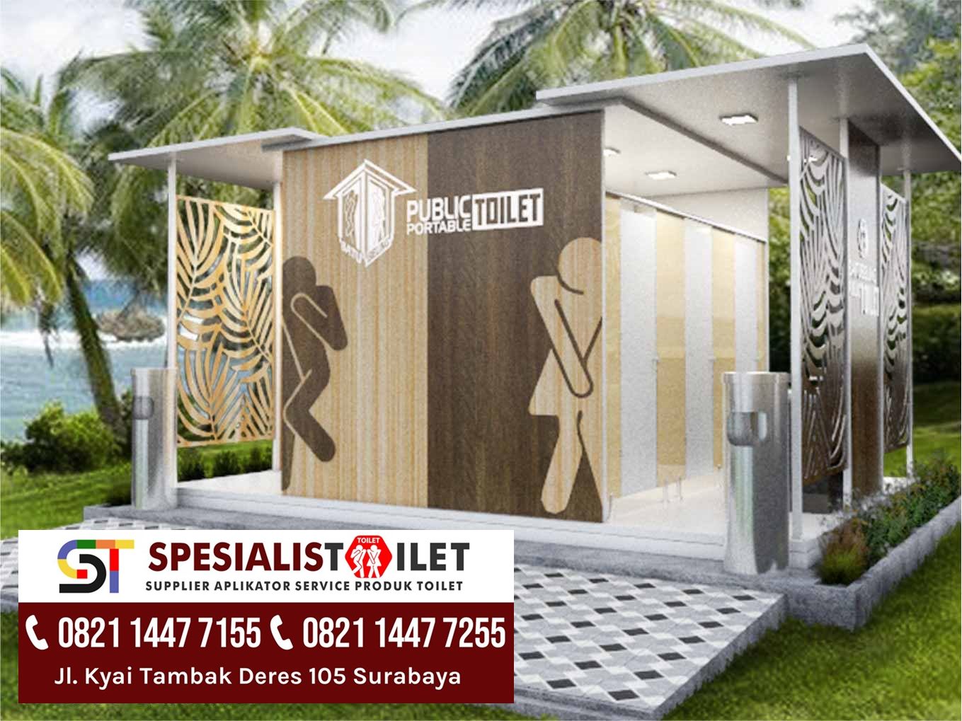 kontraktor toilet public desain dual exotic